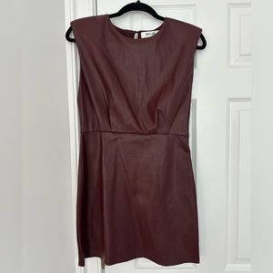 Brand New Do+Be Boutique leather dress